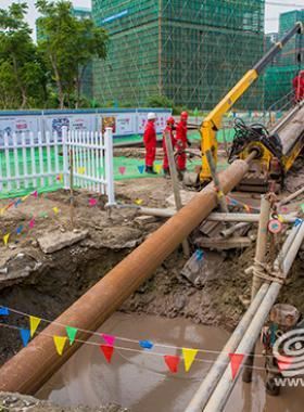 杭州燃?xì)鉃I江二通道穿越錢塘江 將為濱江、蕭山北及亞運場館供氣